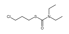 diethyl-thiocarbamic acid S-(3-chloro-propyl ester)结构式