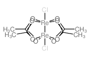 Rhenium, tetrakis[m-(acetato-kO:kO')]dichlorodi-, (Re-Re) structure