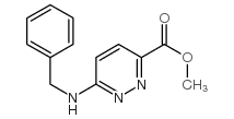6-[(苯基甲基)氨基]-3-哒嗪羧酸甲酯结构式