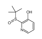 3-Pyridinol,2-[(1,1-dimethylethyl)sulfinyl]-(9CI) Structure