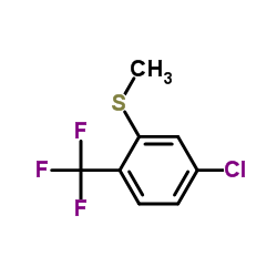 4-Chloro-2-methylthio-1-(trifluoromethyl)benzene structure