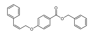 benzyl 4-(3-phenylprop-2-enoxy)benzoate结构式