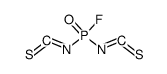 Phosphorylfluorid-diisothiocyanat结构式