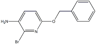 6-Benzyloxy-2-bromo-pyridin-3-ylamine Structure