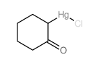 chloro-(2-oxocyclohexyl)mercury结构式