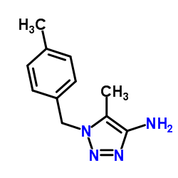 5-Methyl-1-(4-methylbenzyl)-1H-1,2,3-triazol-4-amine Structure