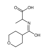 2-(oxane-4-carbonylamino)propanoic acid结构式