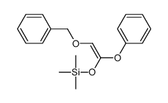 trimethyl-(1-phenoxy-2-phenylmethoxyethenoxy)silane Structure