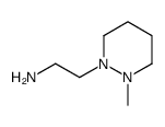 1(2H)-Pyridazineethanamine,tetrahydro-2-methyl-(9CI) structure