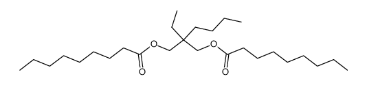 3,3-bis-nonanoyloxymethyl-heptane Structure