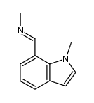 N-((1-methyl-1H-indol-7-yl)methylene)methanamine Structure