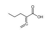 2-propyl-butadienoic acid Structure