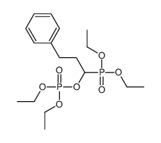 (1-diethoxyphosphoryl-3-phenylpropyl) diethyl phosphate Structure