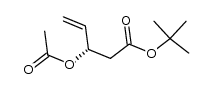 (3S)-3-acetoxy-4-pentenoic acid tert-butyl ester结构式