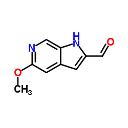 5-甲氧基-1H-吡咯并[2,3-c]吡啶-2-羧醛图片