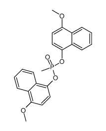 di-(4-methoxy-1-naphthyl) methylphosphate结构式