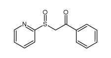 2-pyridyl phenacyl sulfoxide结构式