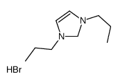 1,3-dipropyl-1,2-dihydroimidazol-1-ium,bromide Structure