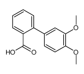 2-(3,4-dimethoxyphenyl)benzoic acid结构式