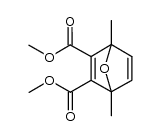 dimethyl 1,4-dimethyl-7-oxabicyclo[2.2.1]hepta-2,5-diene-2,3-dicarboxylate结构式