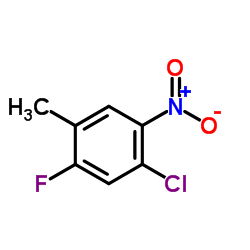 1-chloro-5-fluoro-4-methyl-2-nitrobenzene Structure