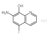 7-amino-5-fluoro-quinolin-8-ol结构式