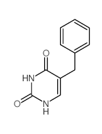 2,4(1H,3H)-Pyrimidinedione,5-(phenylmethyl)- Structure