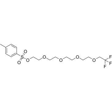 1,1,1-Trifluoroethyl-PEG4-Tos结构式
