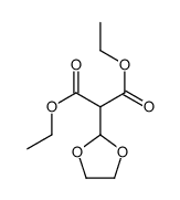 diethyl 2-(1,3-dioxolan-2-yl)propanedioate Structure