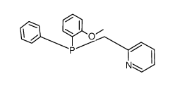 (S)-(phenyl(2-anisyl)phosphino)(2-pyridyl)methane Structure