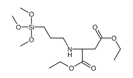 diethyl (2S)-2-(3-trimethoxysilylpropylamino)butanedioate Structure
