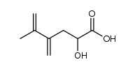 2-hydroxy-5-methyl-4-methylenehex-5-enoic acid结构式