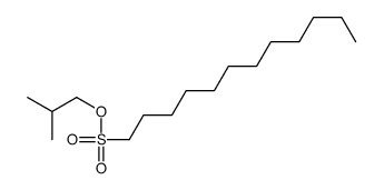 2-methylpropyl dodecane-1-sulfonate Structure