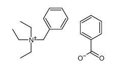 benzyl(triethyl)azanium,benzoate Structure