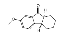 7-Methoxy-1,2,3,4,4a,9a-hexahydrofluoren-9-one Structure