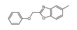 5-methyl-2-(phenoxymethyl)-1,3-benzoxazole Structure