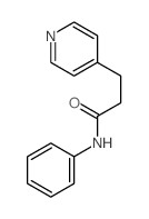 N-phenyl-3-pyridin-4-yl-propanamide Structure