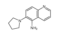 6-pyrrolidin-1-yl-quinolin-5-ylamine Structure