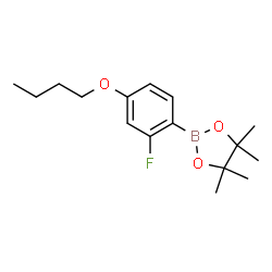 4-Butoxy-2-fluorophenylboronic acid pinacol ester structure