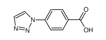 4-(1H-1,2,3-Triazol-1-yl)benzoic acid Structure