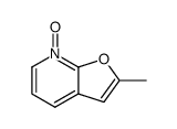 Furo[2,3-b]pyridine, 2-methyl-, 7-oxide (9CI)结构式