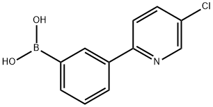 3-(5-Chloropyridin-2-yl)phenylboronic acid结构式