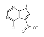 4-氯-5-硝基吡咯[2,3-D]并嘧啶结构式