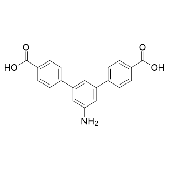 5'-Amino-[1,1':3',1''-terphenyl]-4,4''-dicarboxylic acid Structure
