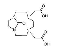 13-oxo-1,4,7,10-Tetraazabicyclo[8.2.1]tridecane-4,7-diacetic Acid结构式