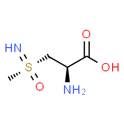L-Alanine, 3-[[S(R)]-S-methylsulfonimidoyl]- (9CI) structure