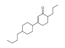3-(4-butylcyclohexyl)-6-propylcyclohex-2-en-1-one结构式