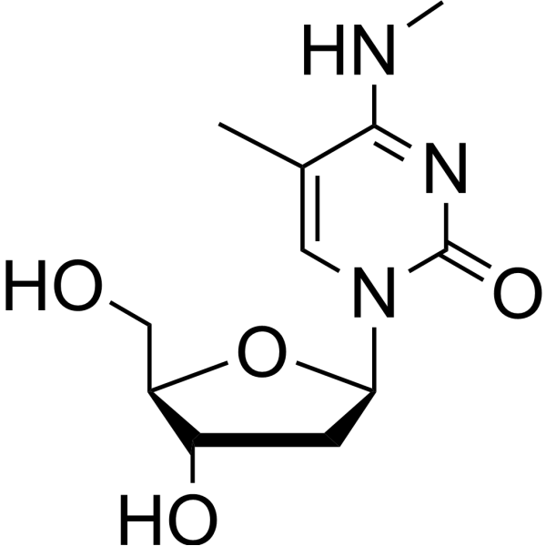 Cytidine, 2'-deoxy-N,5-dimethyl-结构式
