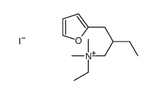 ethyl-[2-(furan-2-ylmethyl)butyl]-dimethylazanium,iodide Structure