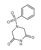 4-benzenesulfonyl-piperazine-2,6-dione Structure